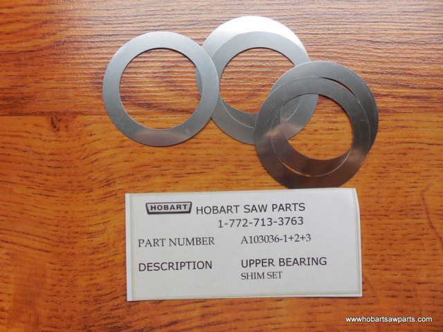 5 Upper Bearing Shims for Hobart 5514 & 5614 Saws. Replaces #103036